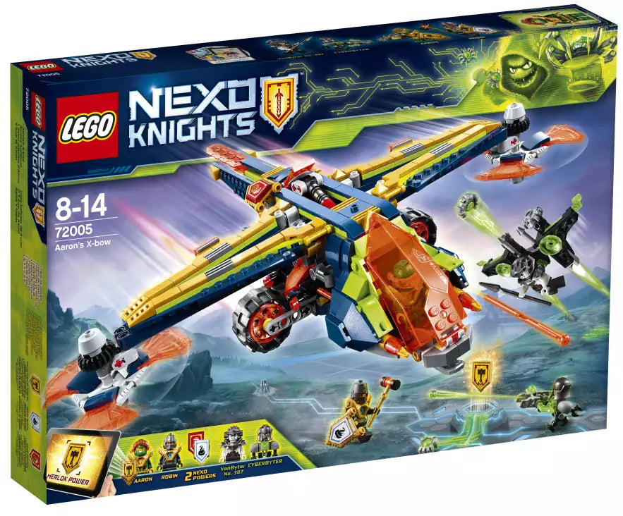 Verpackung: LEGO Nexo Knights 72005 Aarons Armbrust