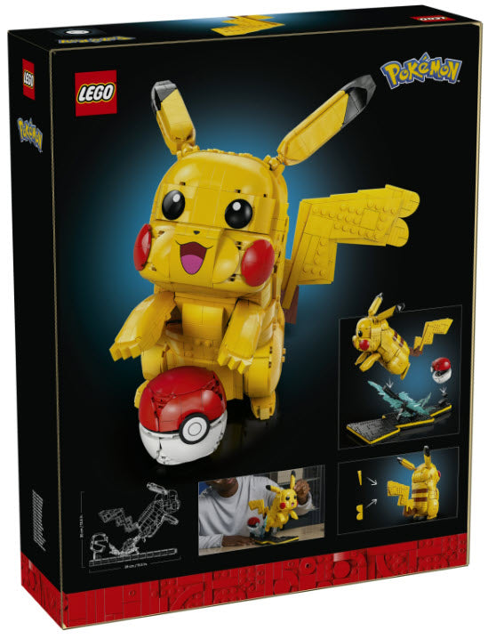 Box Rückansicht: LEGO Pokémon 72152 Pikachu und Pokéball