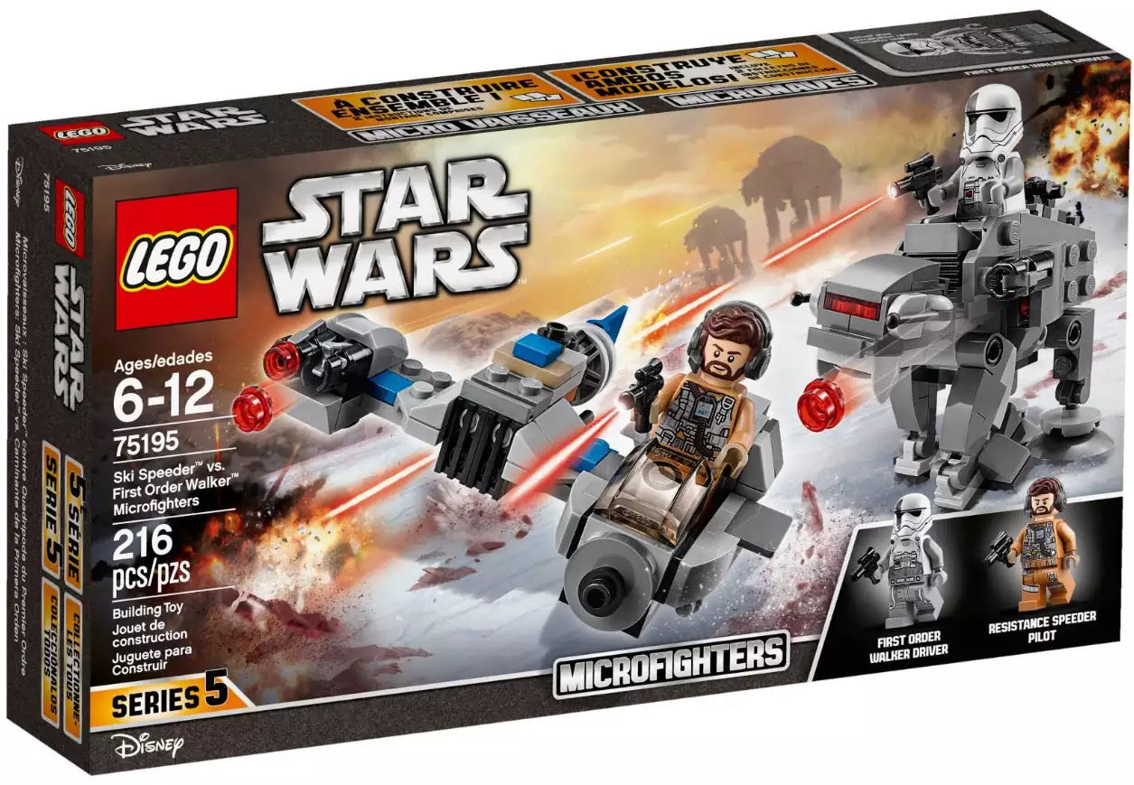Verpackung: LEGO Star Wars 75195 Ski Speeder vs. First Order Walker Microfighters