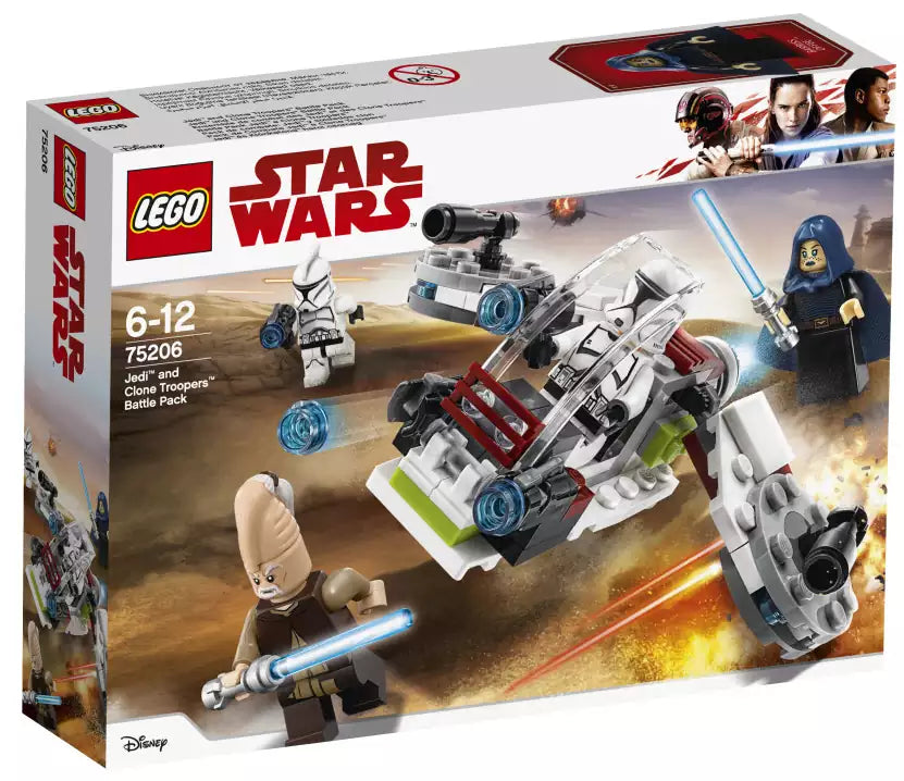 Verpackung: LEGO Star Wars 75206 Jedi und Clone Troopers Battle Pack