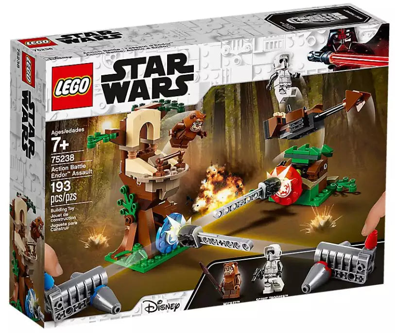 Verpackung: LEGO Star Wars 75238 Action Battle Endor Attacke