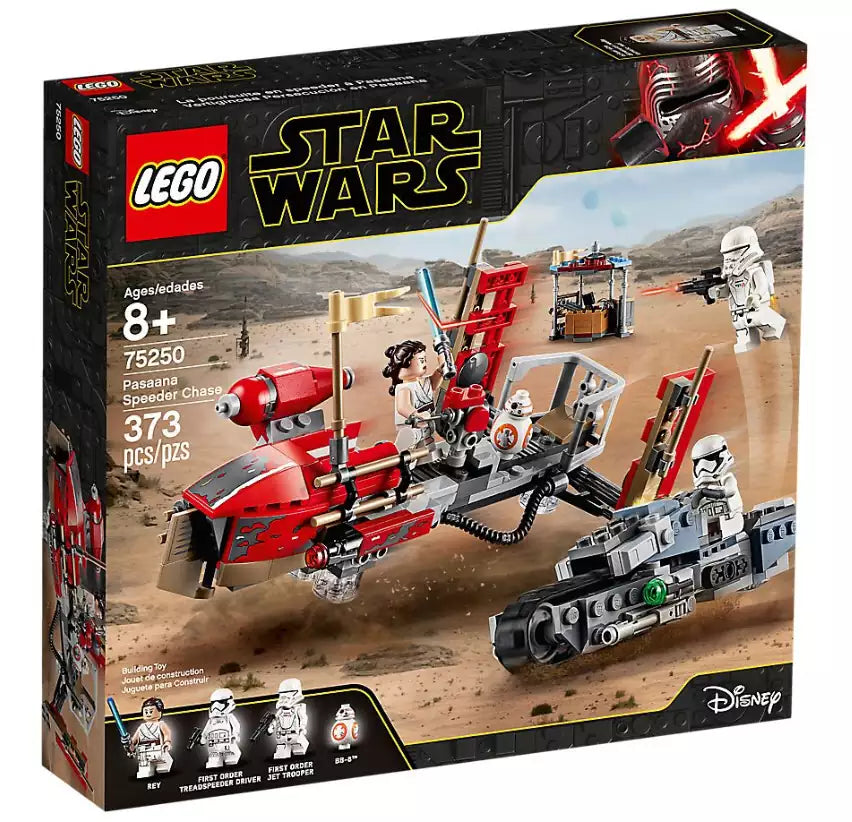 Verpackung: LEGO Star Wars 75250 Pasaana Speeder Jagd