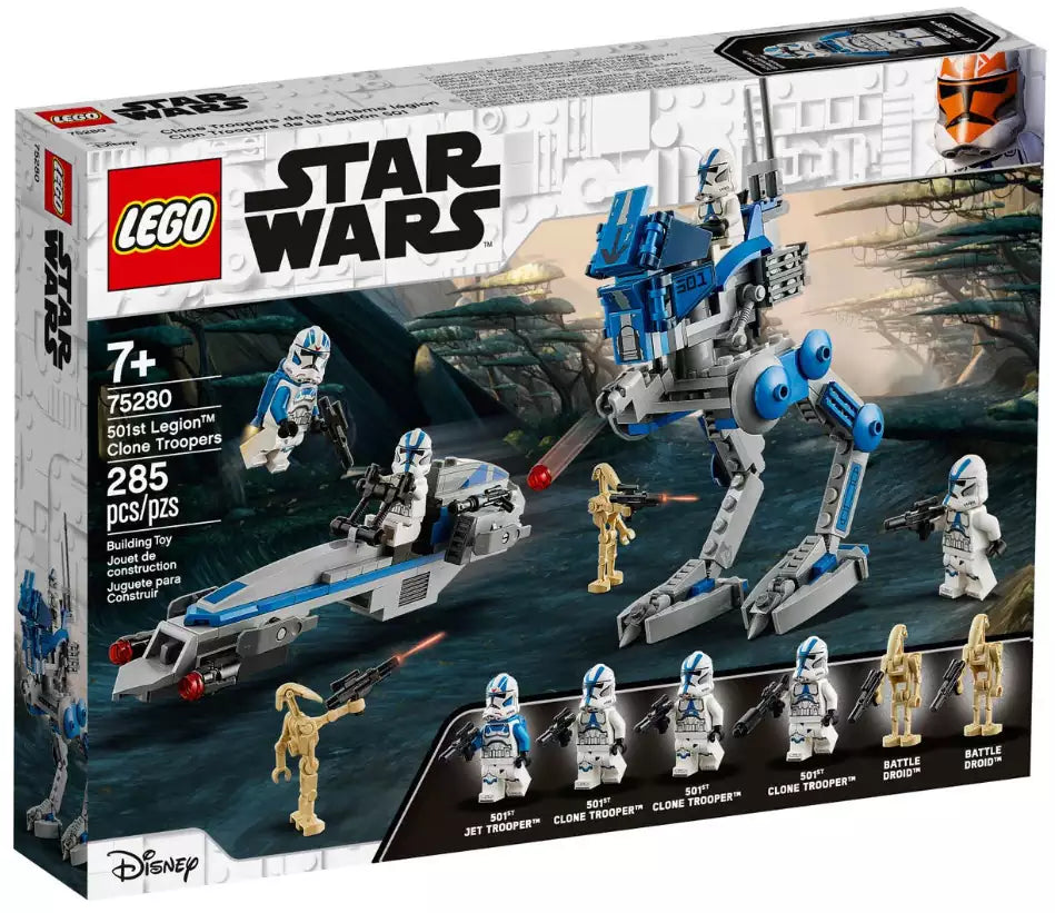 Verpackung: LEGO Star Wars 75280 Clone Troopers der 501. Legion