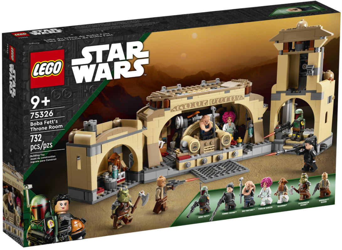 Verpackung: LEGO Star Wars 75326 Boba Fetts Thronsaal