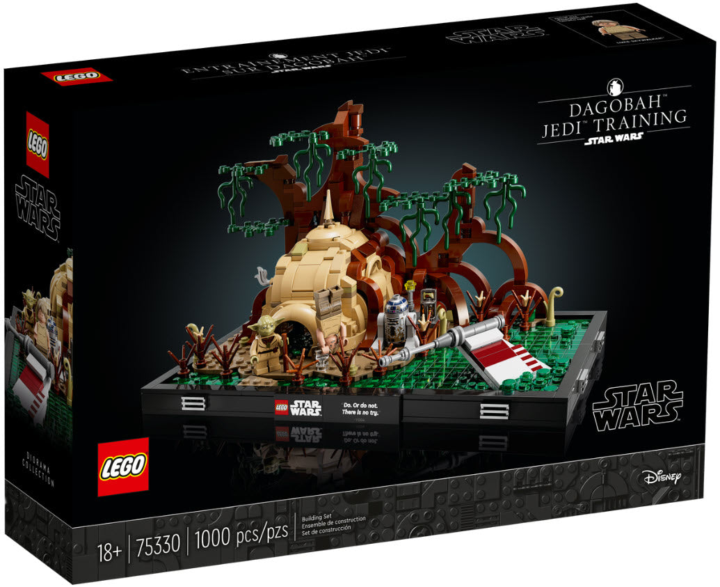 Verpackung: LEGO Star Wars 75330 Jedi Training auf Dagobah – Diorama