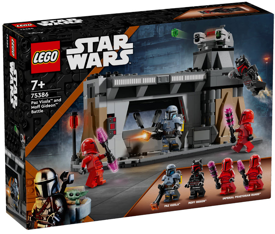 Verpackung: LEGO Star War 75386 Duell zwischen Paz Vizsla und Moff Gideon