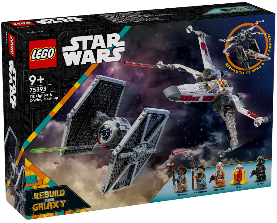 Verpackung: LEGO Star War 75393 Mashup aus TIE Fighter & X-Wing