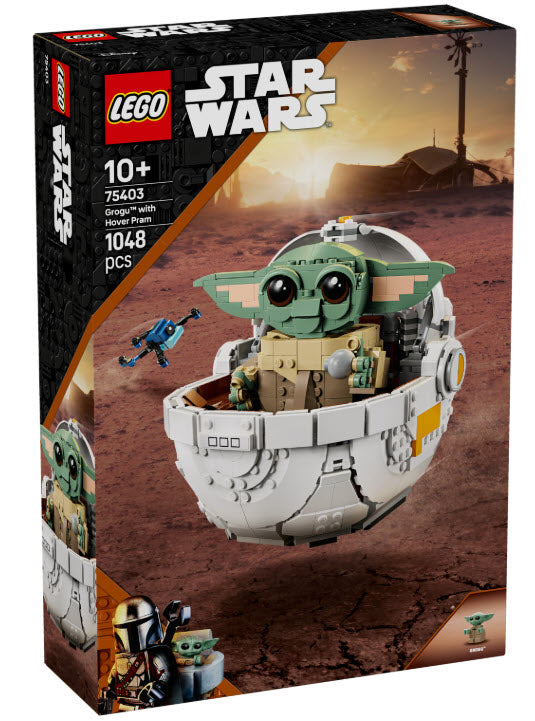Verpackung: LEGO Star Wars 75403 Grogu in seiner Repulsorwiege
