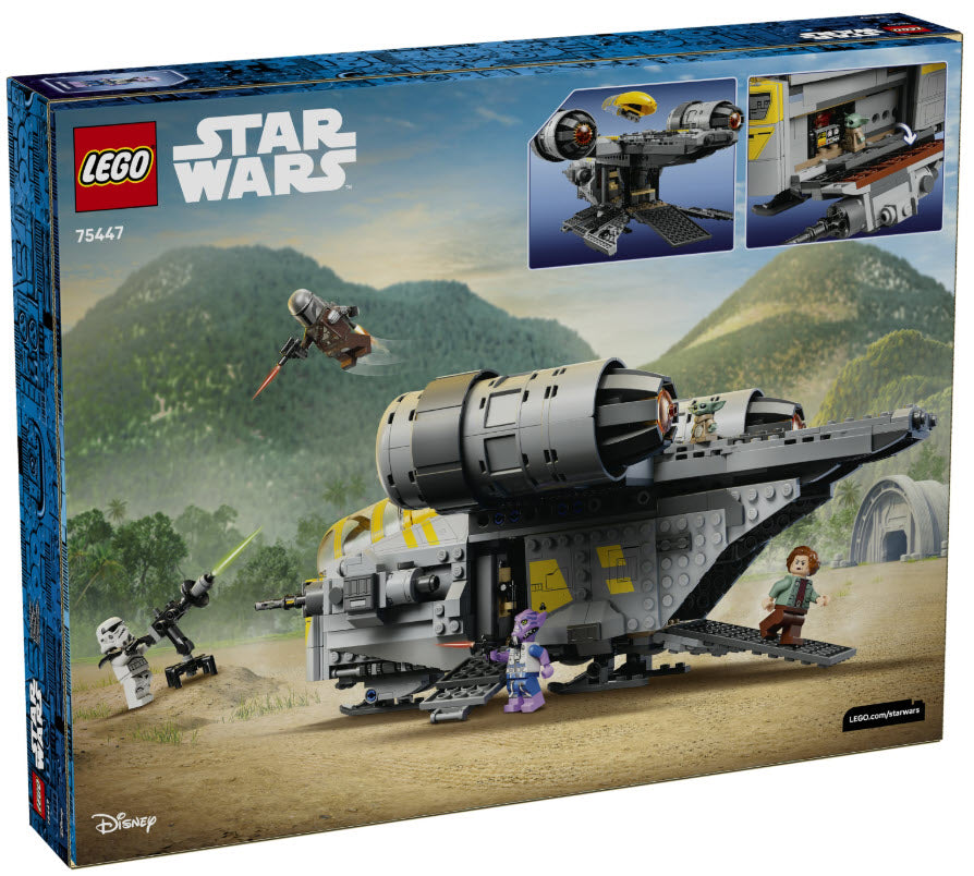 Box Rückseite: LEGO Star Wars 75447 Razor Crest