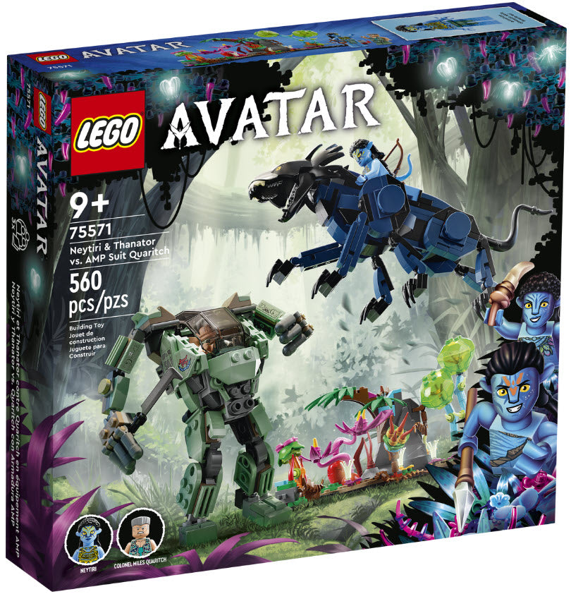 Verpackung: LEGO Avatar 75571 Neytiri und Thanator vs. Quaritch im MPA