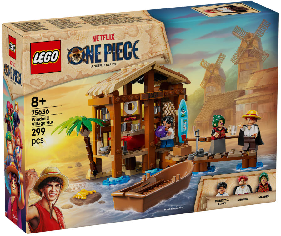 Verpackung: LEGO ONE PIECE 75636 Hütte im Windmühlendorf