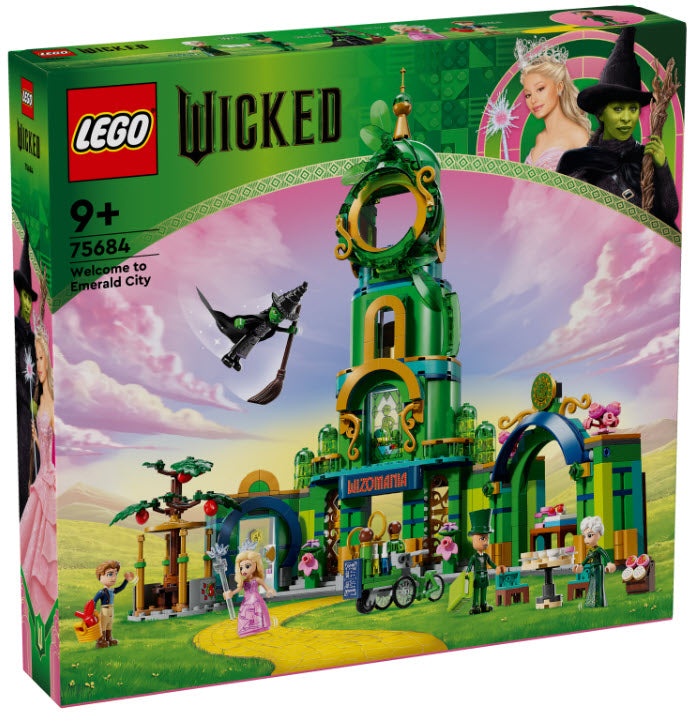 Verpackung: LEGO Wicked 75684 Willkommen in Emerald City