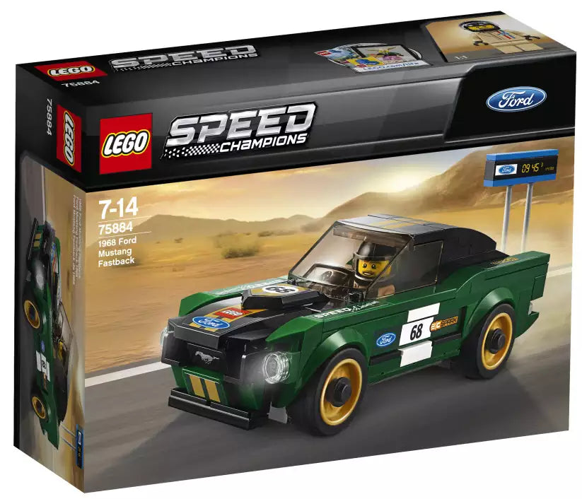 Verpackung: LEGO Speed Champions 75884 1968 Ford Mustang Fastback
