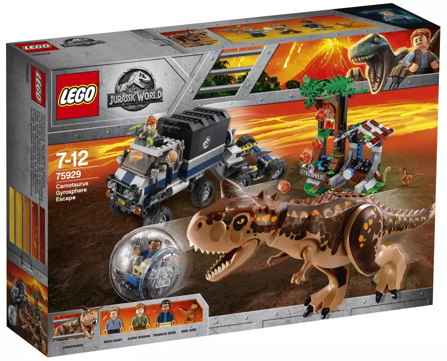 Verpackung: LEGO Jurassic World 75929 Carnotaurus - Flucht in der Gyrosphere