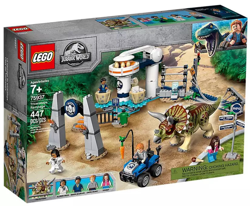 Verpackung: LEGO Jurassic World 75937 Triceratops-Randale