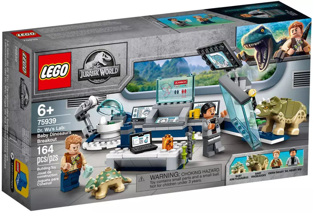 Verpackung: LEGO Jurassic World 75939 Dr. Wus Labor: Ausbruch der Baby-Dinosaurier