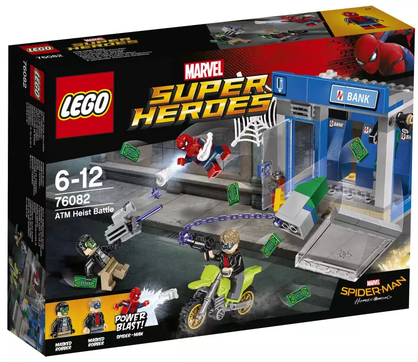 Verpackung: LEGO Super Heroes 76082 Action am Geldautomaten