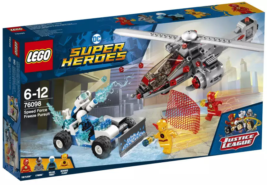 Verpackung: LEGO Super Heroes 76098 Speed Force Freeze Verfolgungsjagd