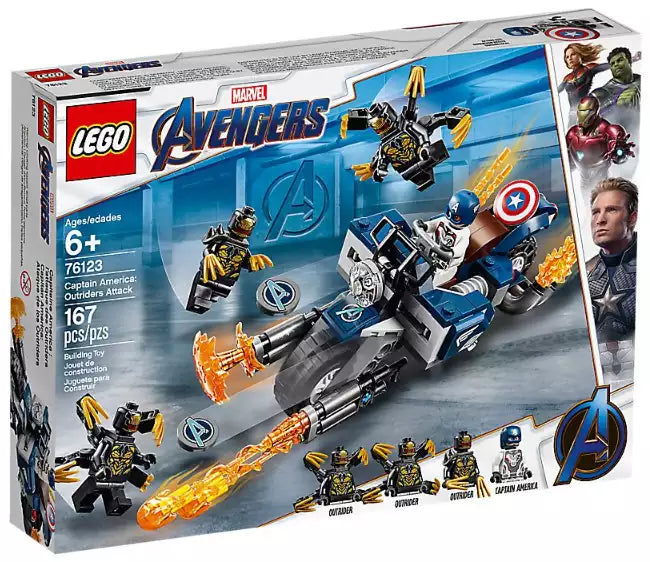Verpackung: LEGO Super Heroes 76123 Captain America: Outrider-Attacke
