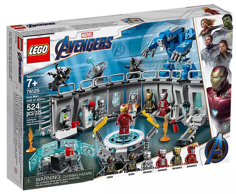 Verpackung: LEGO Super Heroes 76125 Iron Mans Werkstatt