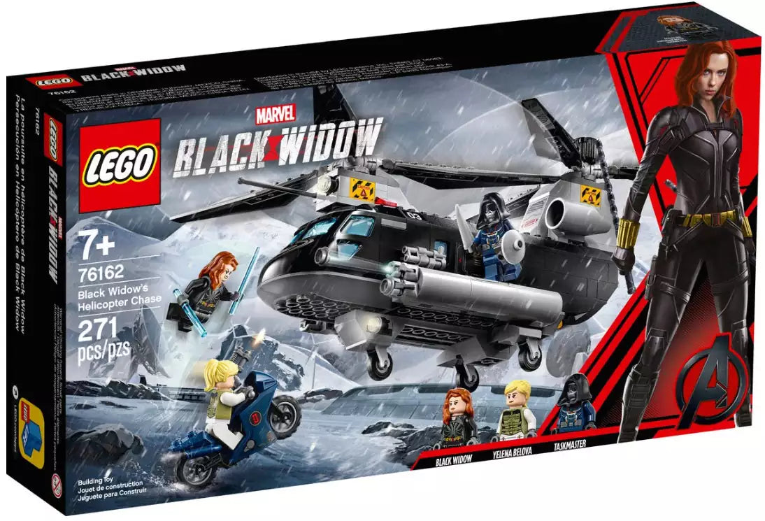 Verpackung: LEGO Super Heroes 76162 Black Widows Hubschrauber-Verfolgungsjagd