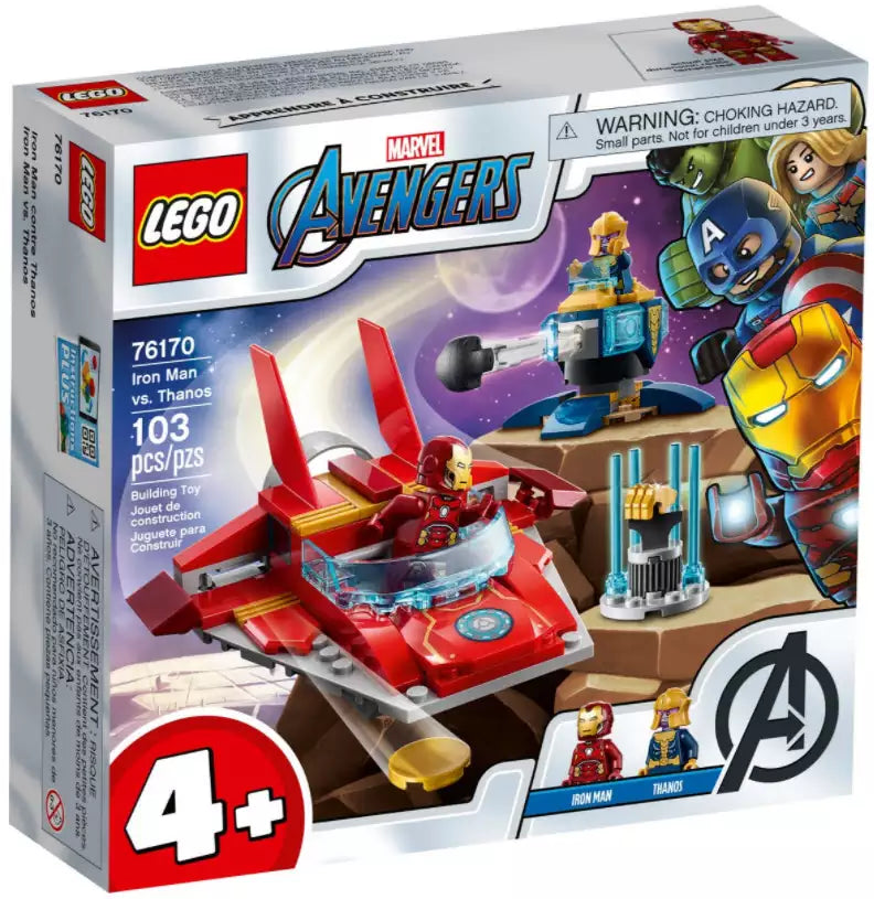 Verpackung: LEGO Super Heroes 76170 Iron Man vs. Thanos