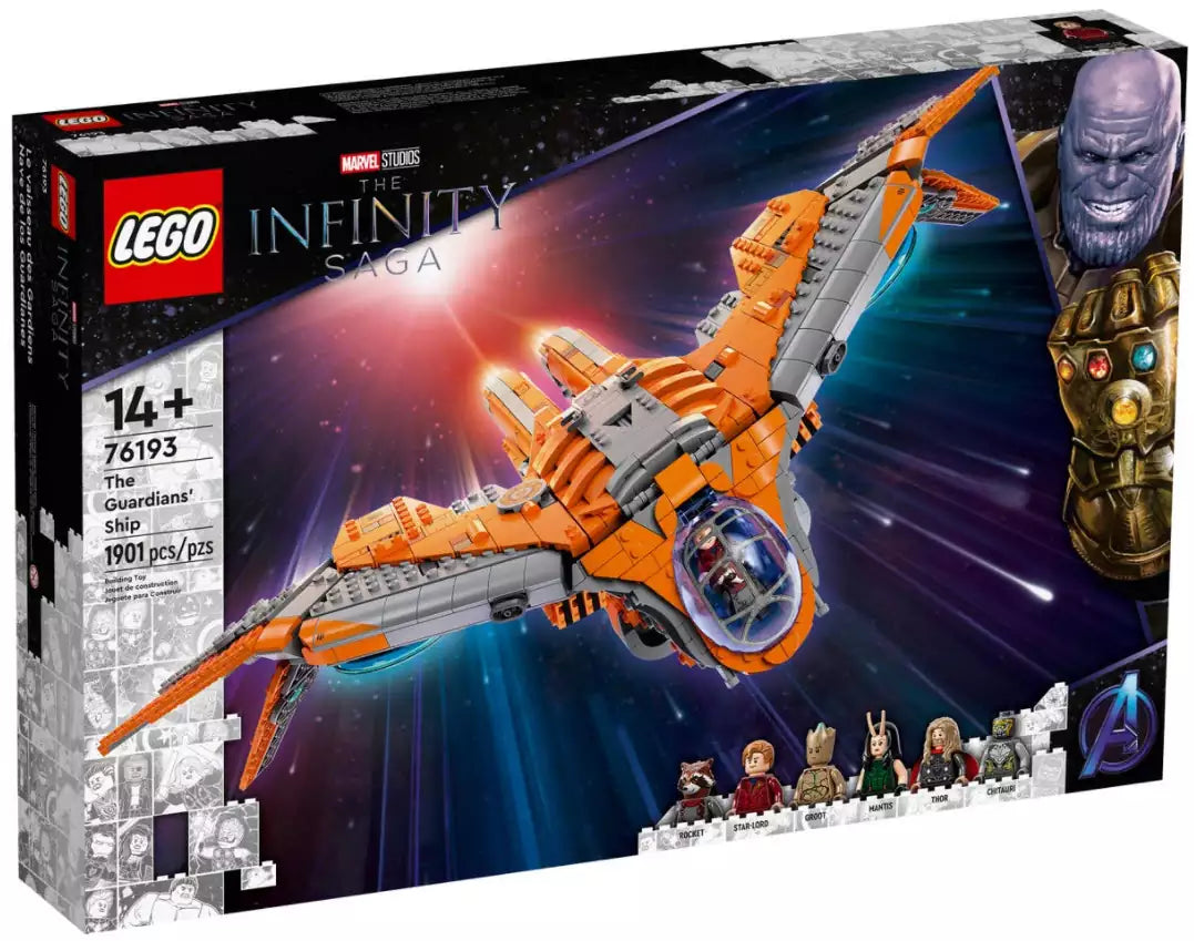 Verpackung: LEGO Super Heroes 76193 Das Schiff der Wächter