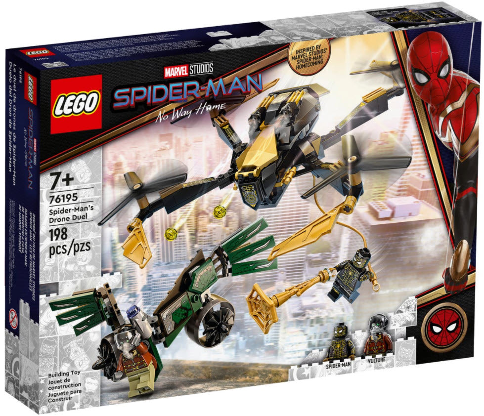 Verpackung: LEGO Super Heroes 76195 Spider-Mans Drohnenduell