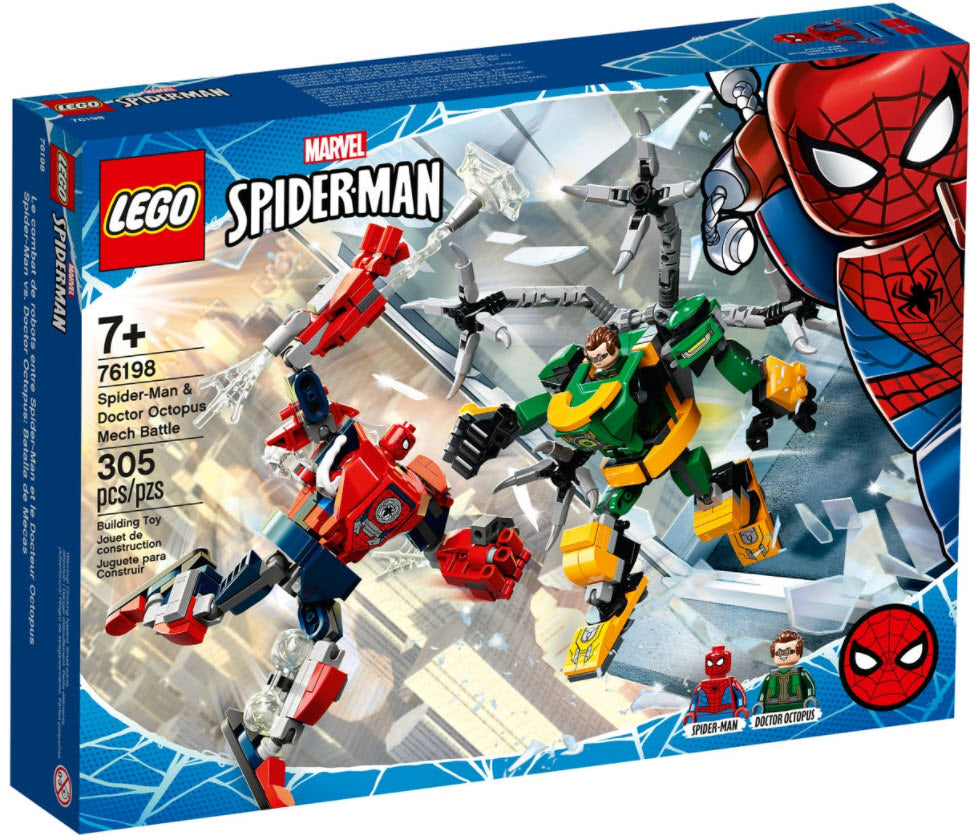 Verpackung: LEGO Super Heroes 76198 Mech-Duell zwischen Spider-Man & Doctor Octopus