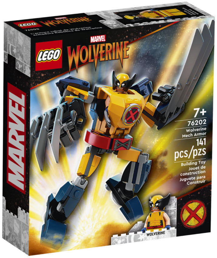 Verpackung: LEGO Super Heroes 76202 Wolverine Mech