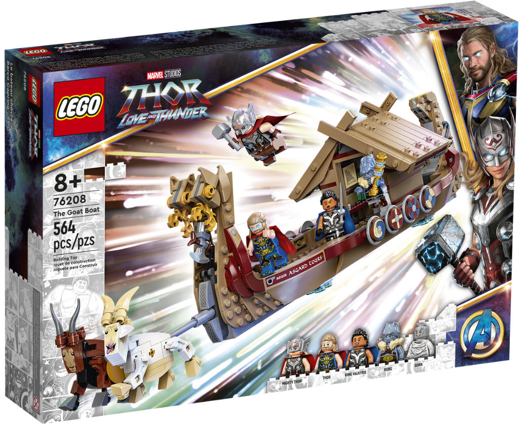 Verpackung: LEGO Super Heroes 76208 Das Ziegenboot