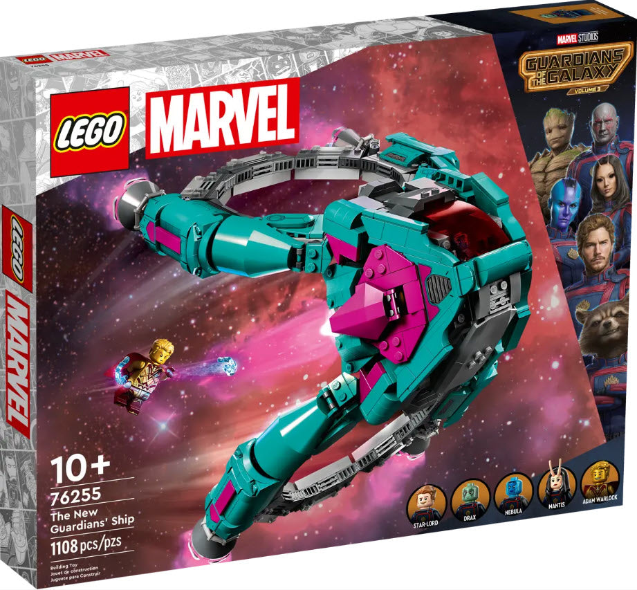Verpackung: LEGO Super Heroes 76255 Das neue Schiff der Guardians