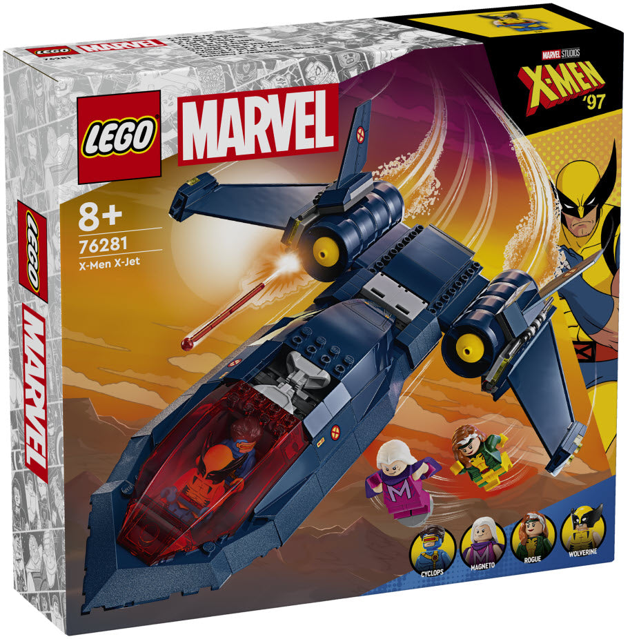 Verpackung: LEGO Super Heroes 76281 X-Jet der X-Men
