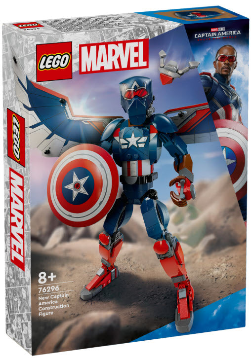 Verpackung: LEGO Super Heroes 76296 New Captain America Baufigur