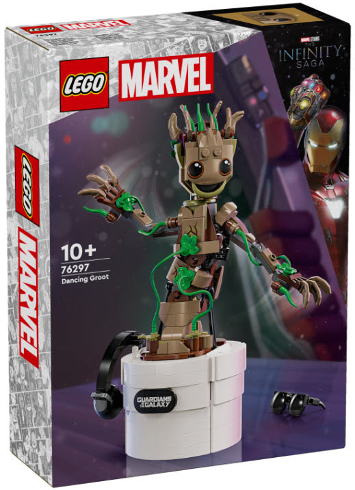 Verpackung: LEGO Super Heroes 76297 Tanzender Groot