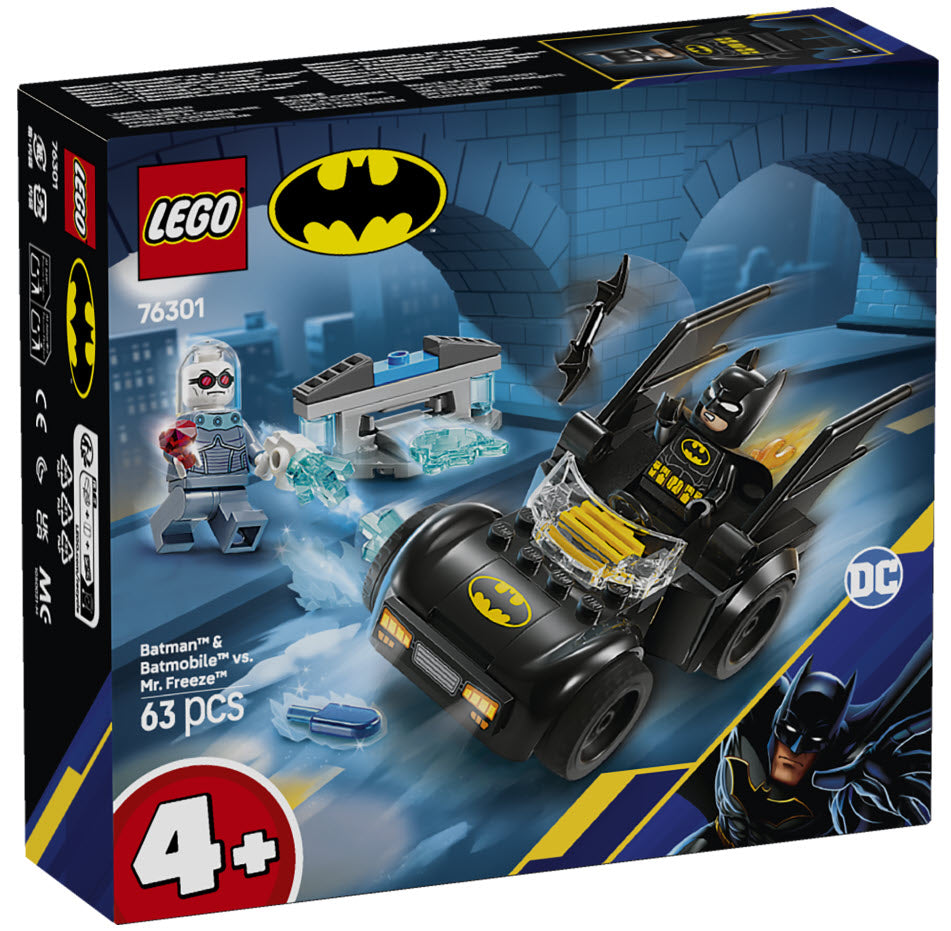 Verpackung: LEGO Super Heroes 76301 Batman & Batmobil vs. Mr. Freeze