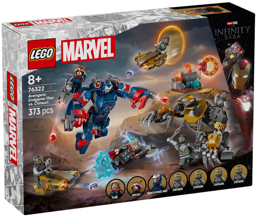 Verpackung: LEGO Super Heroes 76322 Avengers: Endgame Thor vs. Chitauri