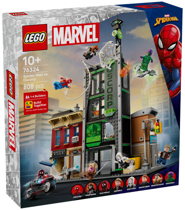 Verpackung: LEGO Super Heroes 76324 Spider-Man vs. Oscorp