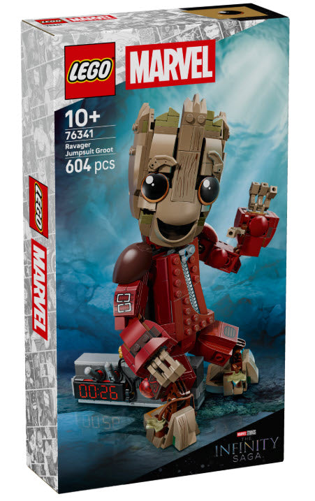 Verpackung: LEGO Super Heroes 76341 Groot im Ravager-Outfit