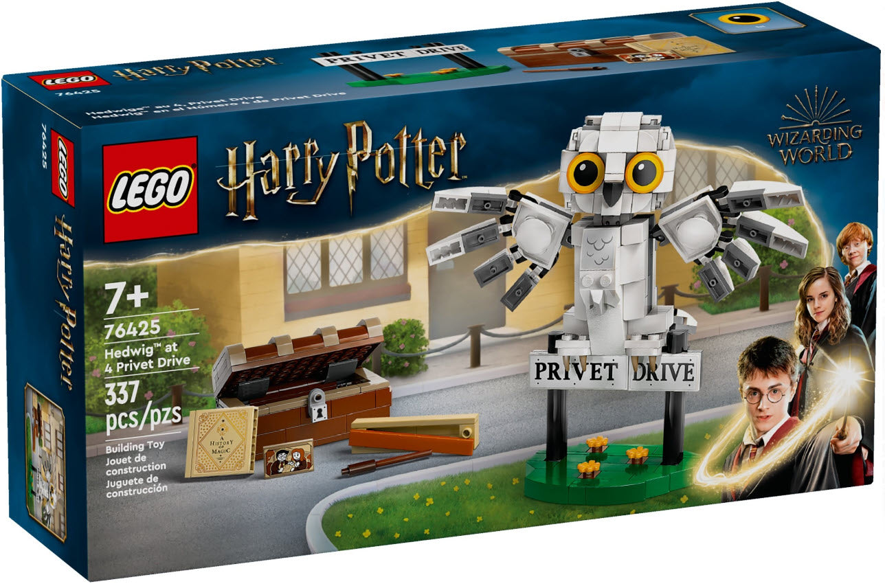 Verpackung: LEGO Harry Potter 76425 Hedwig im Ligusterweg 4