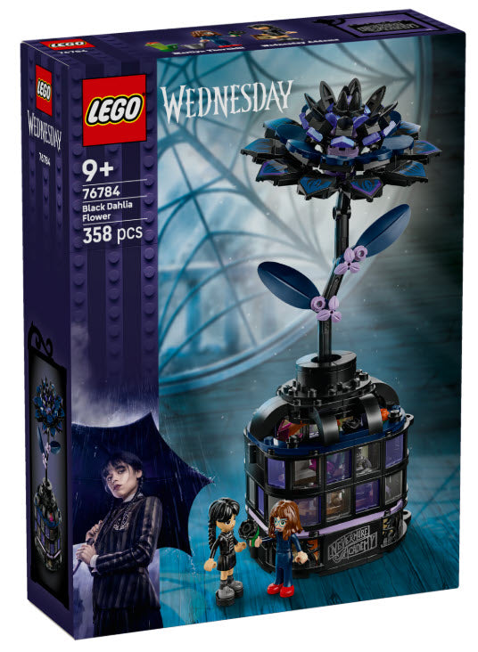 Verpackung: LEGO Wednesday 76784 Schwarze Dahlie