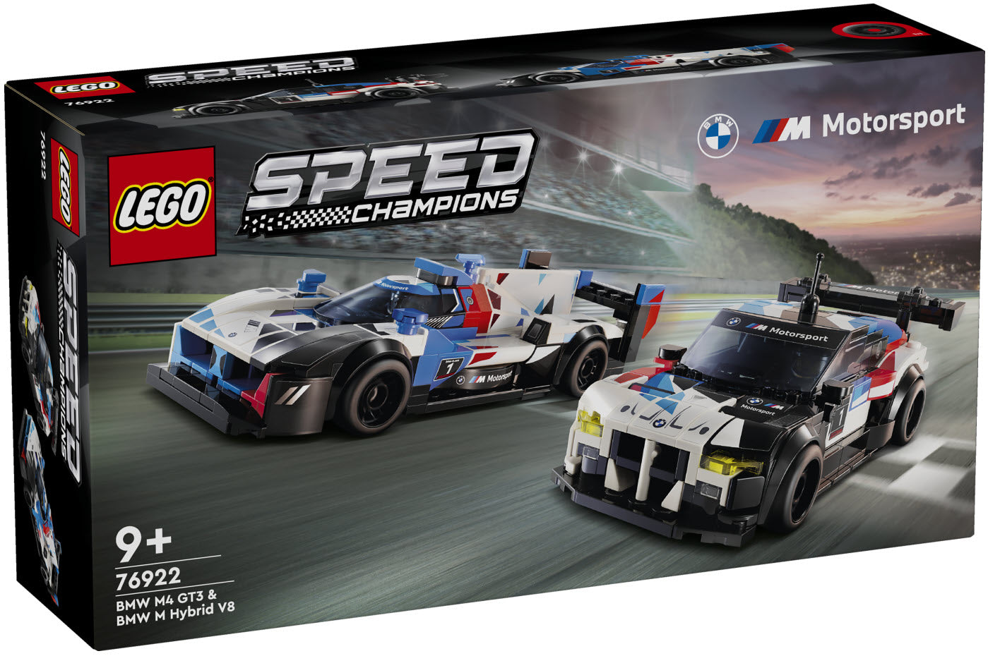 Verpackung: LEGO Speed Champions 76922 BMW M4 GT3 & BMW M Hybrid V8 Rennwagen
