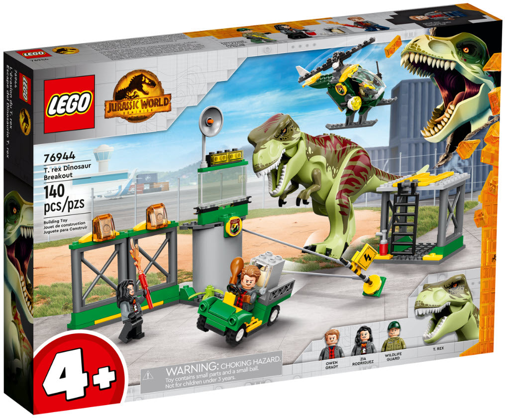 Verpackung: LEGO Jurassic World 76944 T. Rex Ausbruch