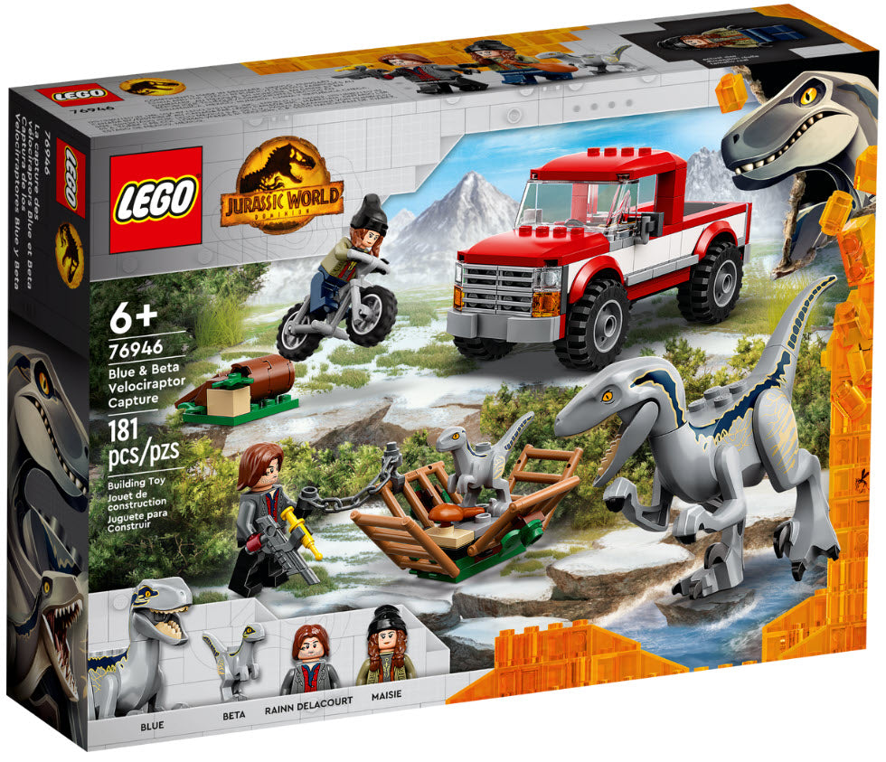 Verpackung: LEGO Jurassic World 76946 Blue & Beta in der Velociraptor-Falle
