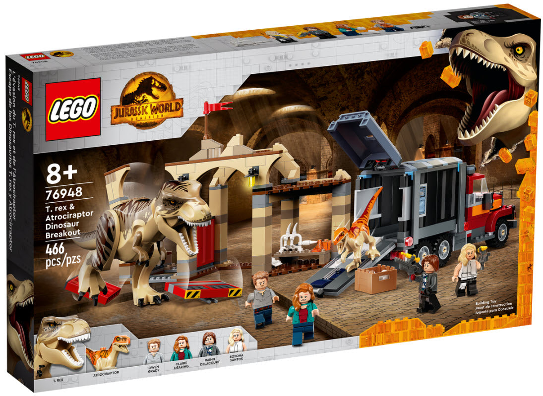 Verpackung: LEGO Jurassic World 76948 T. Rex & Atrociraptor: Dinosaurier-Ausbruch