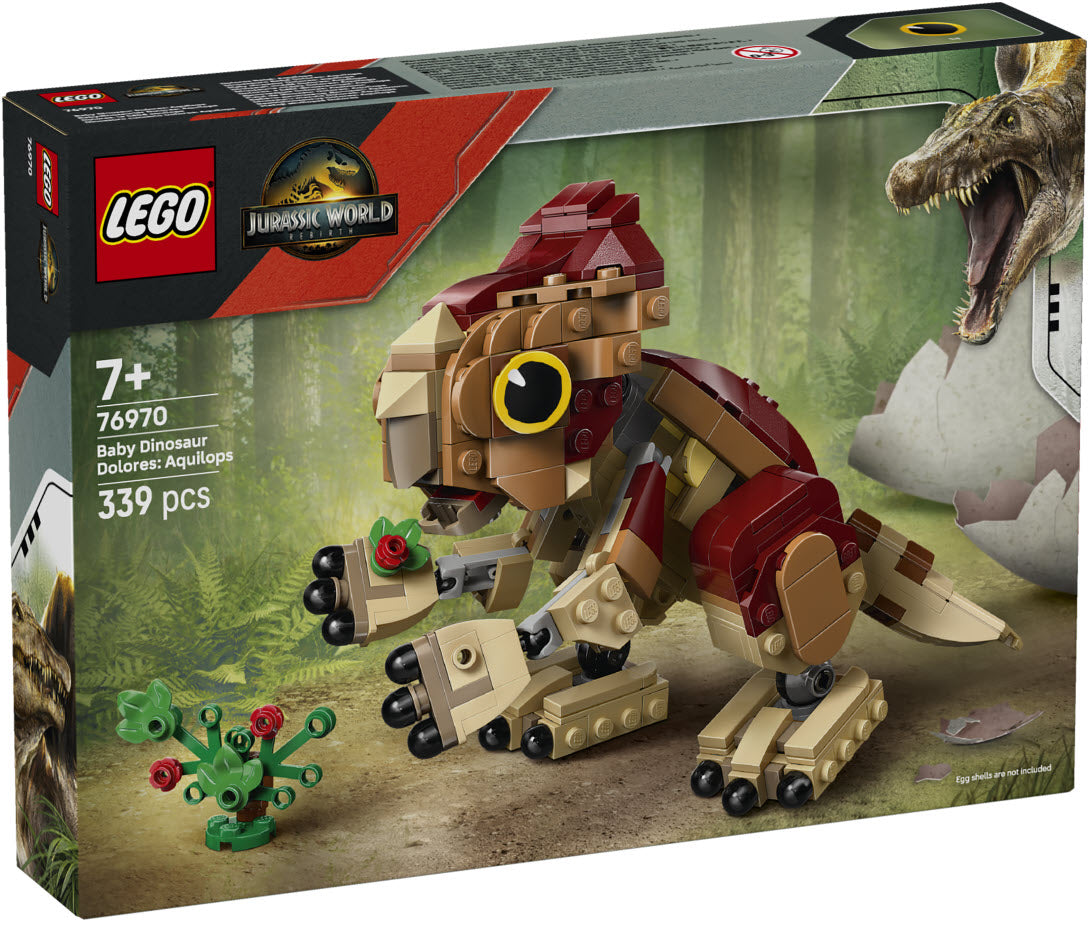 Verpackung: LEGO Jurassic World 76970 Babydinosaurier Dolores: Aquilops