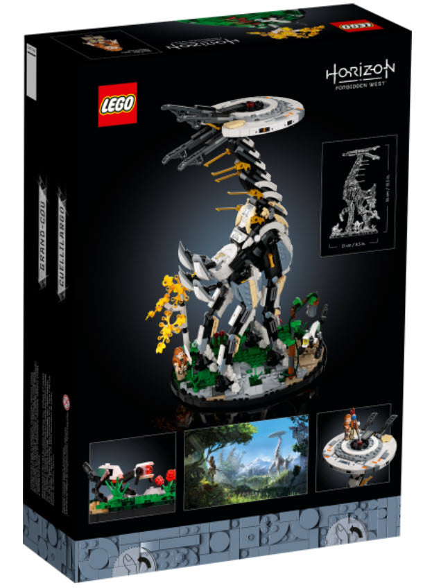 Box Rückseite: LEGO Horizon 76989 Forbidden West: Langhals