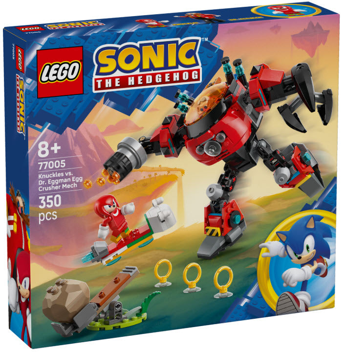 Verpackung: LEGO Sonic 77005 Knuckles vs. Dr. Eggmans Egg Crusher Mech