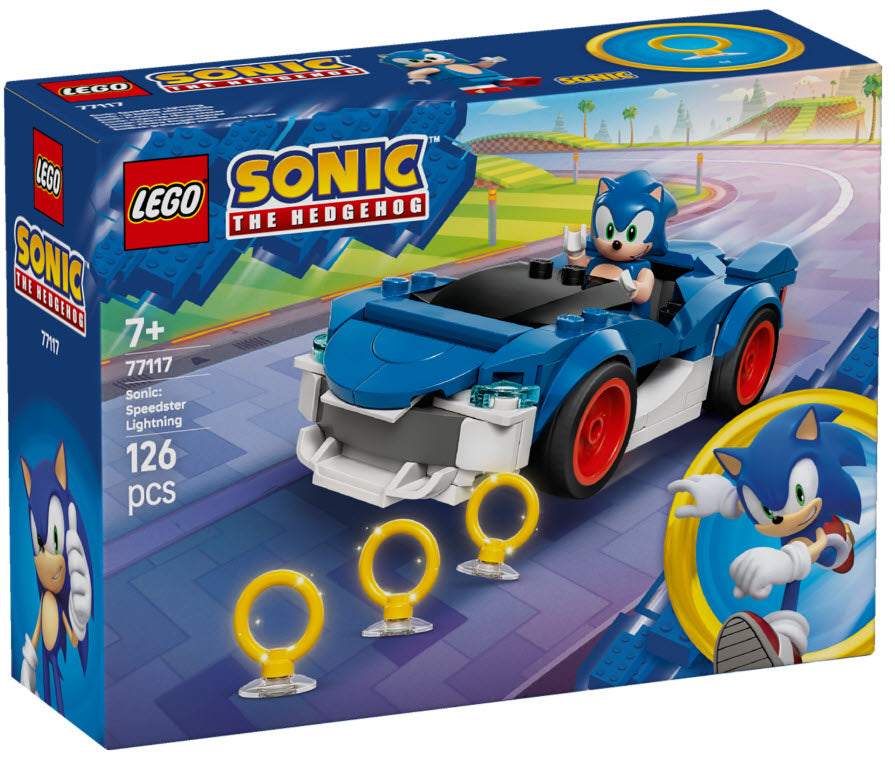Verpackung: LEGO Sonic 77117 Sonic: Speedster Lightning