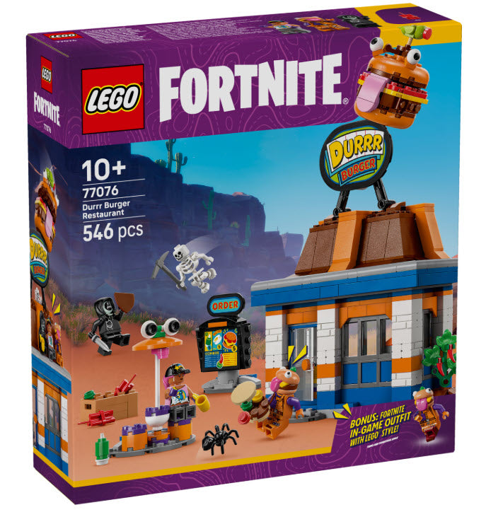 Verpackung: LEGO Fortnite 77076 Durrr Burger Restaurant